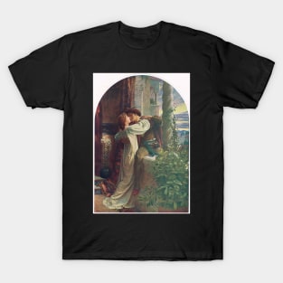 Romeo and Juliet by Frank Dicksee R.A. (1853-1928) T-Shirt